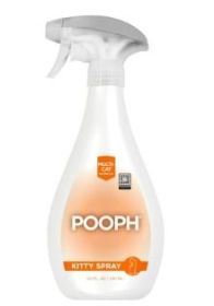 POOPh Kitty Spray - Patented Technology Eliminates Organic Odor On-Contact Goes Anywhere Your Kitty Goes - Cat Trees, Furniture